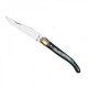 couteau laguiole 9 cm 1 mître manche corne lame acier fabriqué par coursolle    