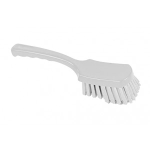 Brosse de Nettoyage avec manche Fibres Mi-Dure 275 x 70 mm Blanc