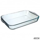 plat réctangle à four en verre 40*25 cm