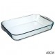 plat réctangle à four en verre 40*25 cm