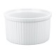 moule à soufflé porcelaine blanche numéro 5