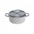 cocotte ronde de 35 cm en fonte d'aluminium 