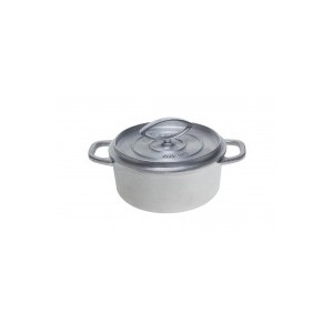 cocotte ronde de 35 cm en fonte d'aluminium