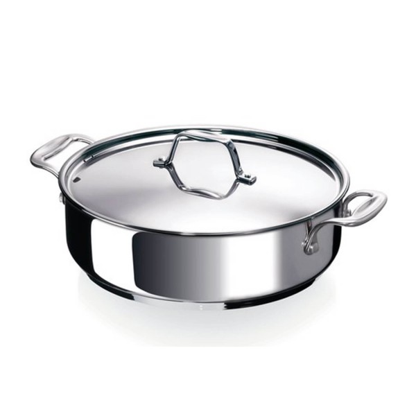 Sauteuse + couvercle inox 28 cm - Baumstal