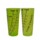 verre mesure plastique 