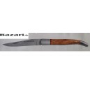 couteau laguiole de poche 10 cm manche bois 