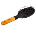 brosse à cheveux ovale bois rubber