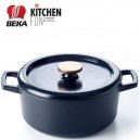 COCOTTE RONDE FONTE ÉMAILLÉE BEKA NORI 26 CM