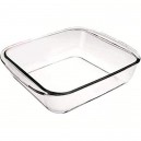 plat carré verre 25*22*5 cm