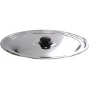 couvercle inox 28/30/32 cm perforé  