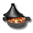 tajine fonte d'alu et céramique 30 cm