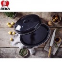Daubière Ovale émail noire noir GSW D42